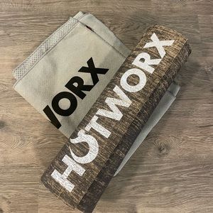 HOTWORX yoga mat and towel